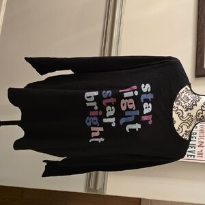 Sonoma Women's Plus Black Top